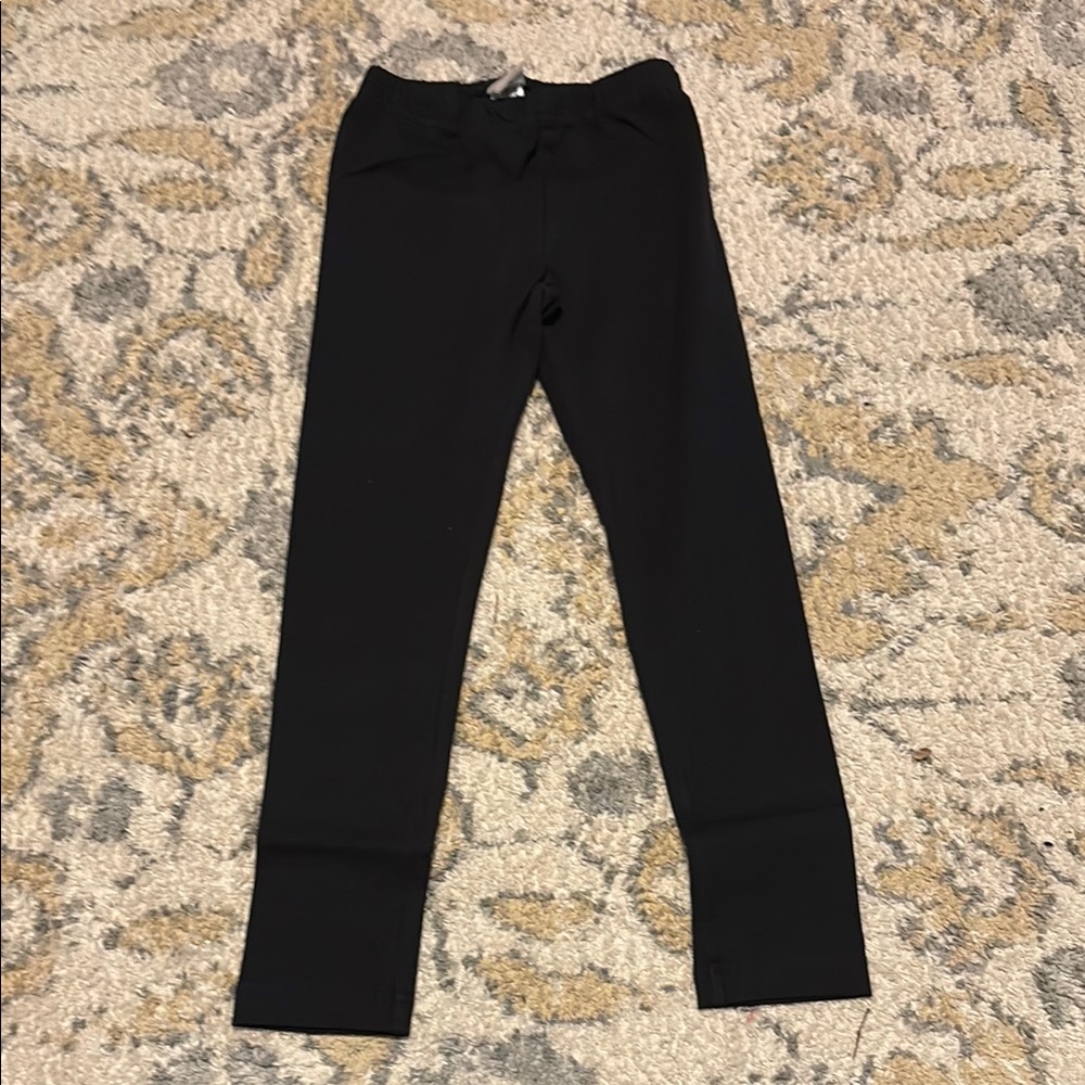 *Hanna Andersson* new in package* Kids Black Leggings size 6-7